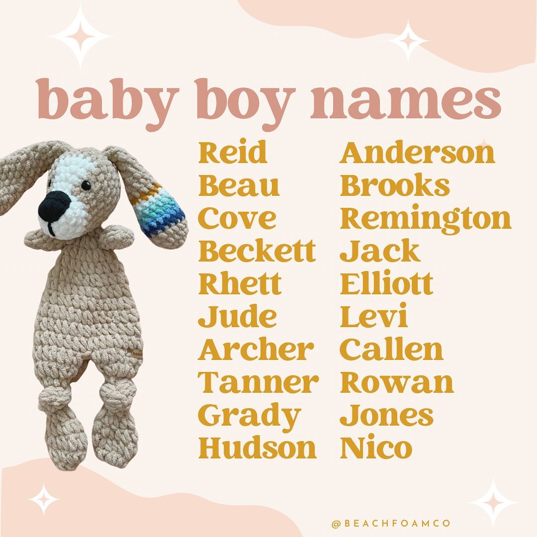 🌊 baby boy name ideas 🌊