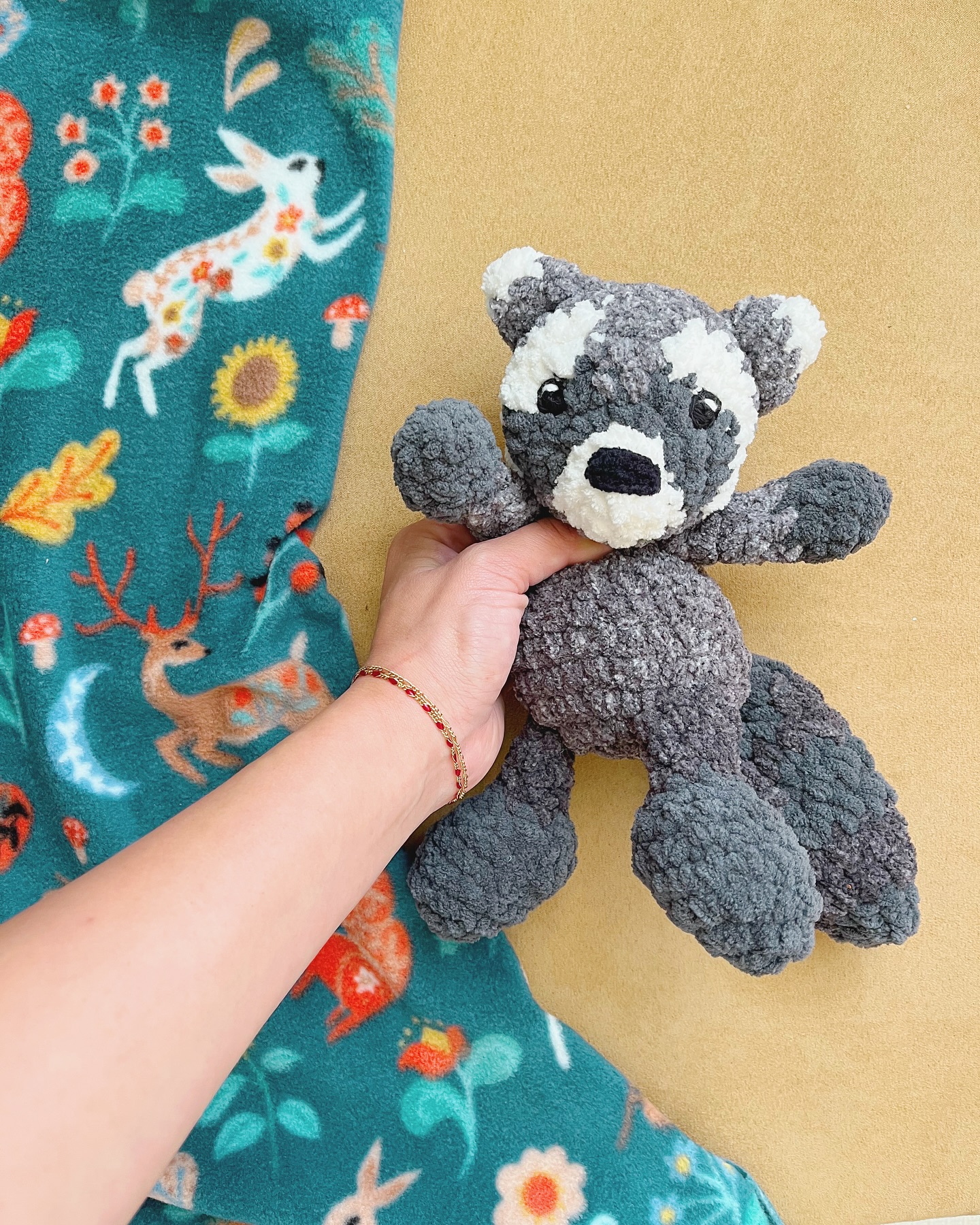 first time making a raccoon 🦝