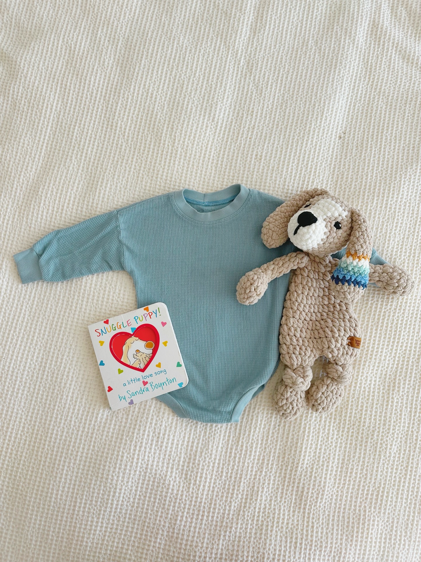 a tiny snuggle starter kit 💙🌊🐶