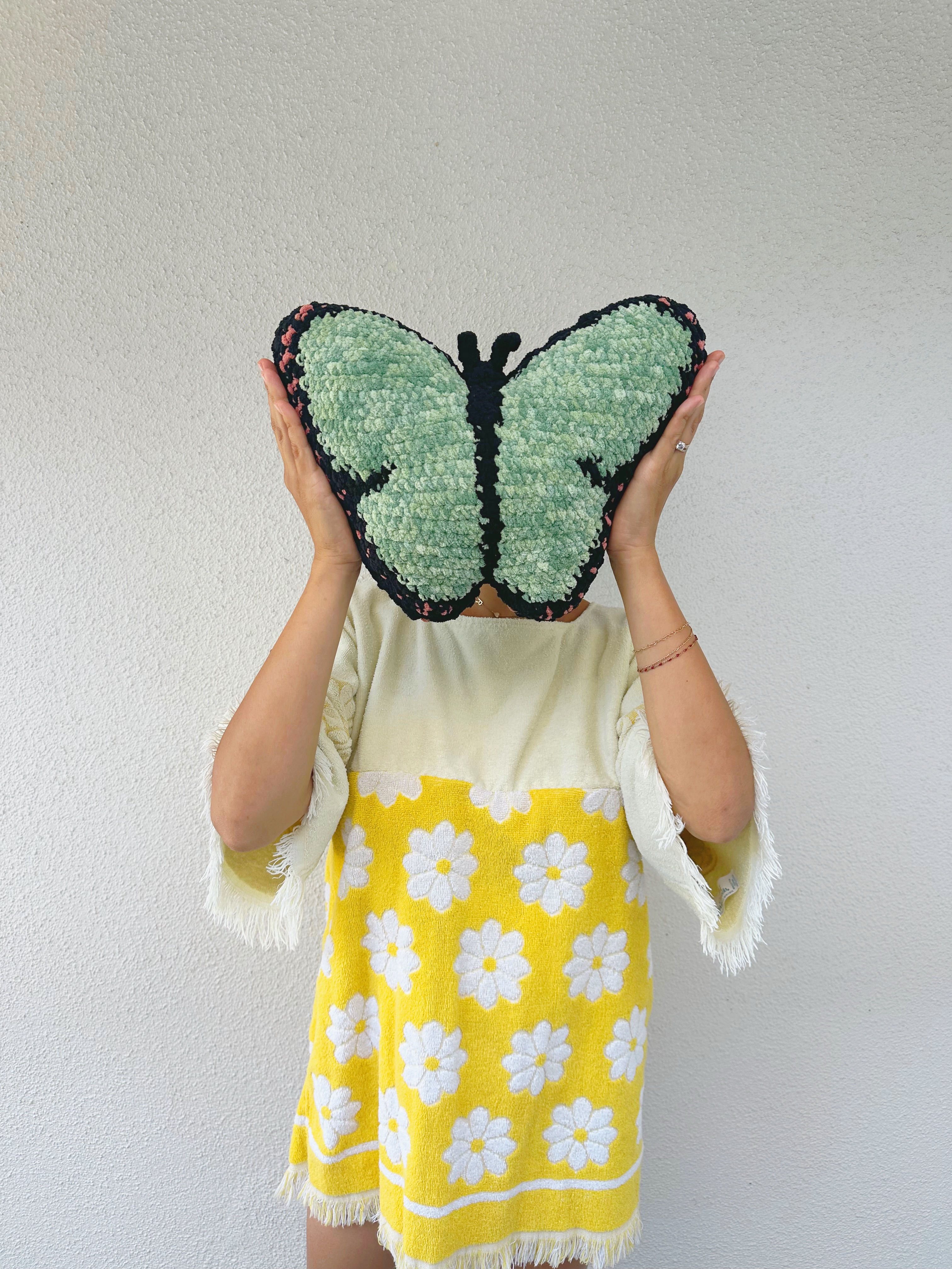 made a butterfly pillow for my 
